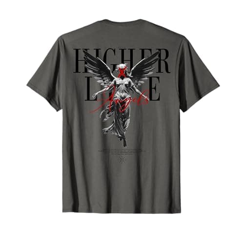 Image of Back Print Y2K Aesthetic Streetwear Fashion Women Men Angel T-Shirt