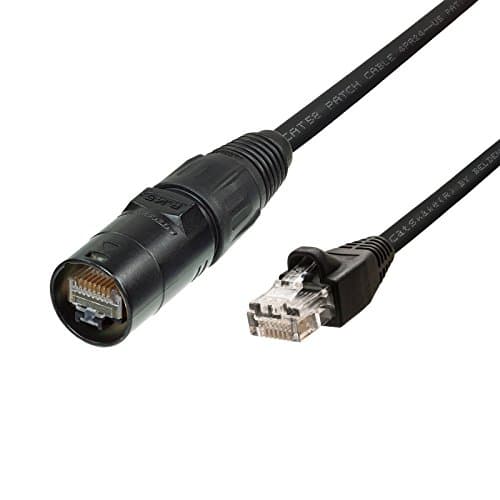 Image of Belden Broadcast CatSnake® CAT5e Cable. Neutrik Ethercon to RJ45 Network Lead (25cm)