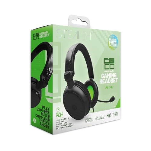 Image of STEALTH C6-100 Gaming Headset Range (Green)