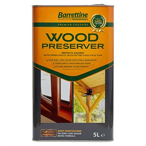 Image of Barrettine Premier Wood Preserver - Summer Tan - 5L