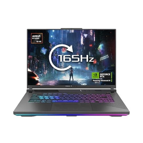 Image of ASUS ROG Strix G16 G614PP Gaming Laptop | 16.0" Full HD+ 165Hz | AMD Ryzen 9-8940HX | NVIDIA GeForce RTX 5070 | 32GB RAM | 1TB SSD | Windows 11
