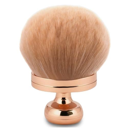 Image of Extra Large Body Makeup Brush for Tan, Tanning Brush, Self Tan Bronzing brush for Body and Face, Suncreen Powder Foundation Blusher Applicator, Oval Bronzer Make Up Brushes, Bronze