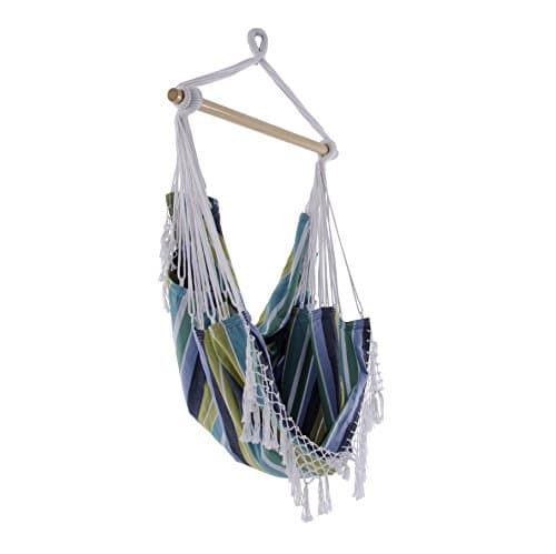 Image of Vivere B530 250 lb Cotton Plumeria Brazilian Hammock Chair-Multi-Colour