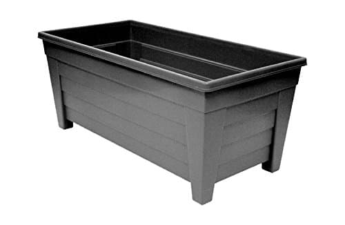 Image of 2 Black Gros Trough 55cm