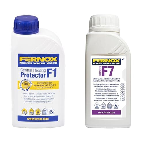 Image of LavaTap – Fernox F1 & F7 Low Temperature Central Heating Inhibitor and Biocide – Radiator Protector, Rust Inhibitor, Sludge Control, Radiator Flush, Heat Protect, Central Heating Cleaner