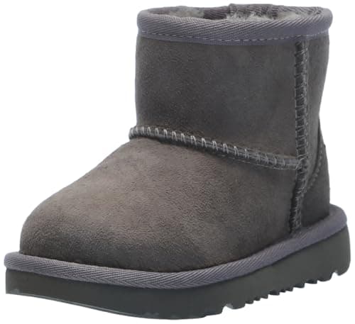 Image of UGG Unisex Children's Classic Mini II Fashion Boots, gray, 11 Little Kid