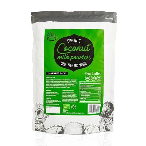 Image of Organic Vegan Coconut Milk Powder - 1KG - Dairy-free Alternative - Gluten-free, Organic Certified, Powdered Coconut Milk, Bulk