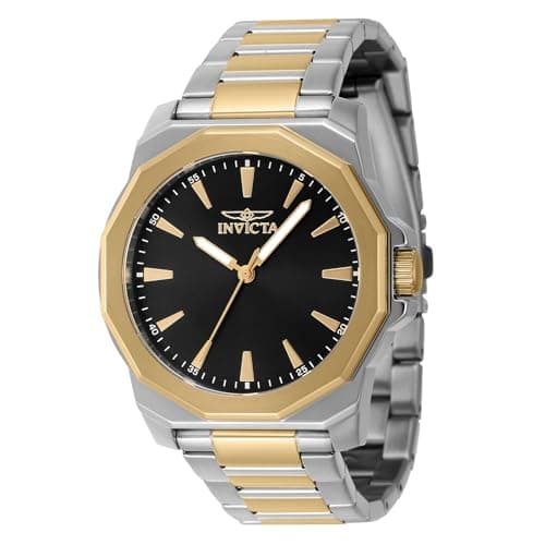 Image of Invicta Speedway 46834 Men's Watch - Waterproof - Analogue - Quartz Movement - Stainless Steel with Black dial - 42mm