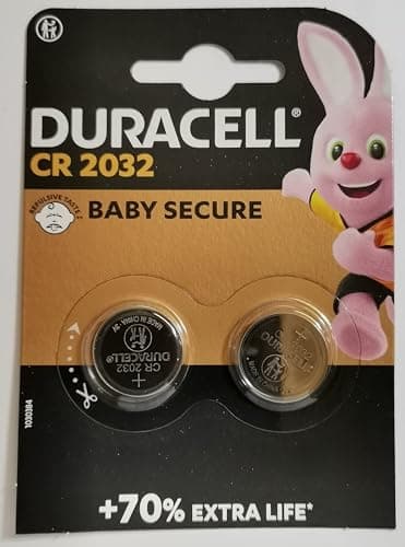 Image of 2 x Duracell CR2032 CR 2032 lithium battery 3V