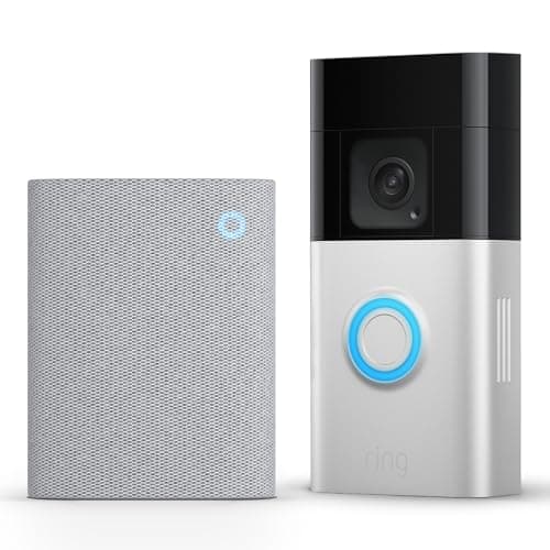 Image of Ring Battery Video Doorbell Plus (Newest Gen) + Chime (3rd Gen) | DIY Wireless Video Doorbell Camera with 1536p HD Video, Head-To-Toe View, Quick Release Battery Pack | Easy to install (5min)