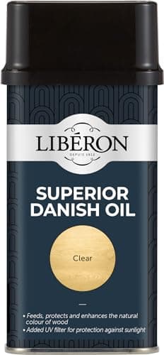 Image of Libéron Superior Danish Oil - Nourishes, Protects & Enhances Wood - UV Filter & Water-Resistant - Interior & Exterior Use - Satin Finish - Clear - 250ml
