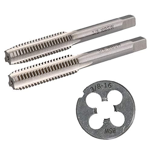 Image of 3/8" x 16 BSW Whitworth Tap & Die Set Taper Plug & Die Tungsten Steel