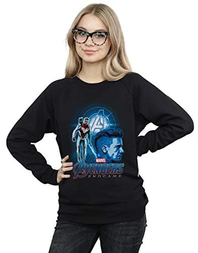 Image of Marvel Women's Avengers Endgame Hawkeye Team Suit Sweatshirt Black X-Large