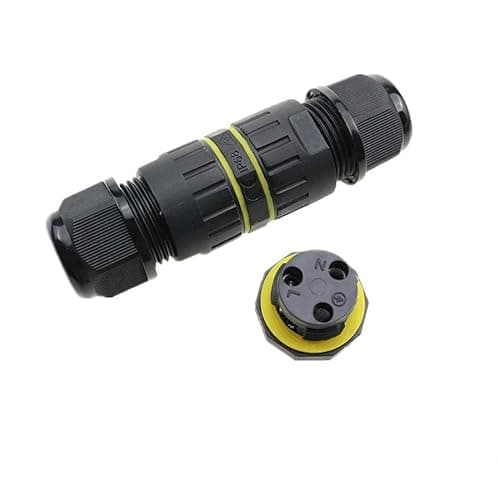 Image of IP68 Waterproof Junction Box Outdoor Cable Connector, Extension Electrical Cable Protector for Cable Diameter Ø5mm-8mm (1 Pack)