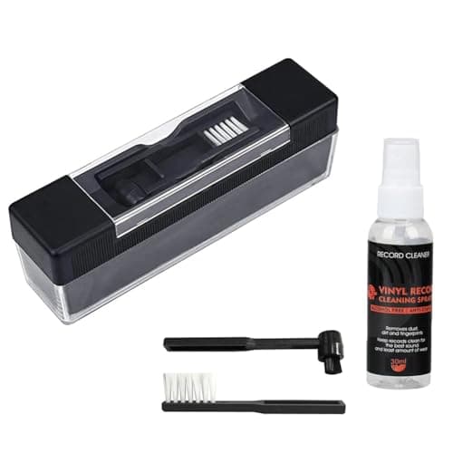 Image of Teuypty Enhanced Audio Clarity Vinyl Record Cleaning Kit:LP Cleaner, Anti-Static Brush& Stylus Cleaner