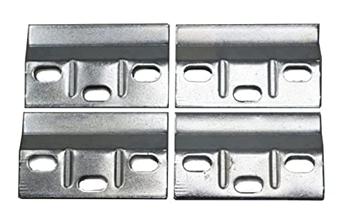 Image of fiXte Extra Heavy Duty Kitchen Cabinet Hanging Brackets Hanger Plate for Wall Mounting Cupboards 63mm x 38mm x 2mm (4 Pack)