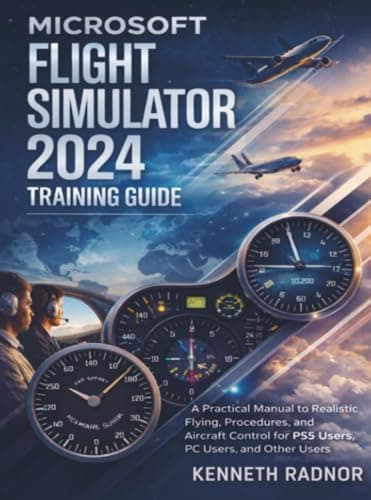 Image of Microsoft Flight Simulator 2024 Training Guide: A Practical Manual to Realistic Flying, Procedures, and Aircraft Control for PS5 Users, PC Users, And Other Users