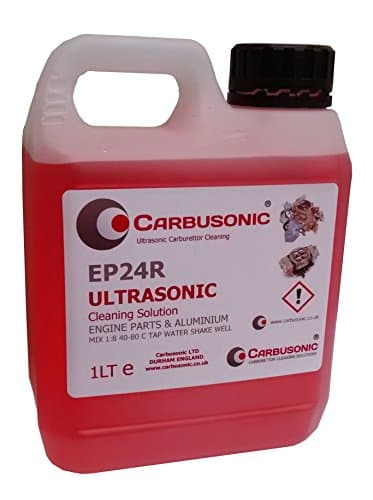 Image of Ultrasonic Cleaning Fluid solution Engine Parts formula de-greaser for all ultrasonic baths and tanks 1 litre