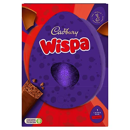 Image of Cadbury Wispa Large Chocolate Easter Egg, 224 g