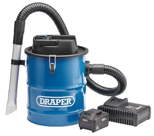 Image of Draper 95170 - D20 20V Ash Vacuum Cleaner with 1x 3.0Ah Battery and Charger