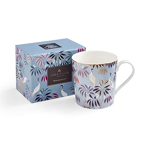 Image of Portmeirion Home & Gifts Sara Miller London - Sky Blue Mug - Crane Garden (SMIS78914-XG)