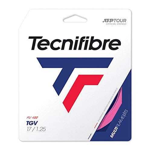 Image of Tecnifibre TGV Tennis String Pink - 1.25mm / 12m Set