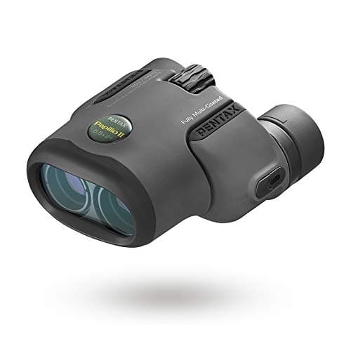 Image of Pentax Papilio II 6.5x21 Compact Binoculars for Bird Watching, Traveling, Sports and Theater 50 cm Close-Up Viewing for Museums Bright and Clear By Fully-Multi Coated, Bak4 Prism and Aspherical Lens , Grey