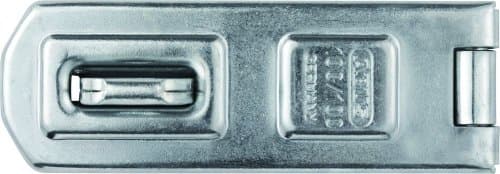 Image of ABUS Hasp 100/100 - Padlock Device - For Hinged Doors - 01449 - ABUS Security Level 4 - Silver