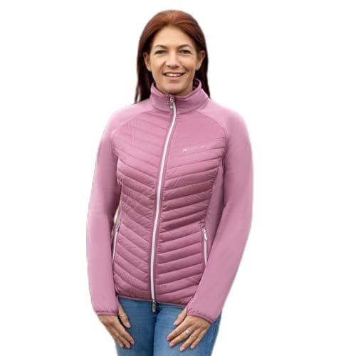 Image of HY EQUESTRIAN Synergy Sync Lightweight Padded Jacket - Grape - X Large