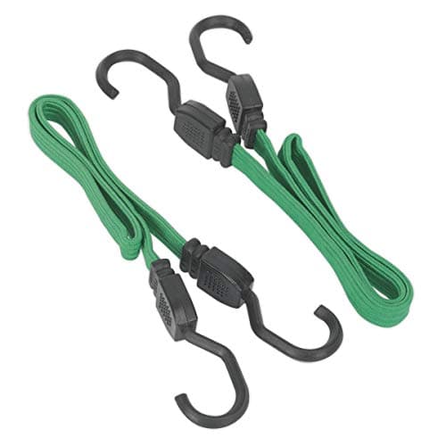Image of Sealey Bcs16 610Mm Flat Bungee Cord Set 2Pc