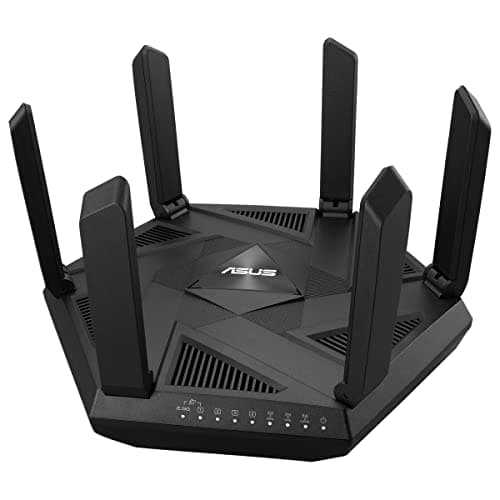 Image of ASUS RT-AXE7800 Tri-Band WiFi 6E Router, New 6 GHz band, 2.5G WAN port, dual WAN, AiMesh support, VPN Fusion, Safe Browsing, Advanced Parental Controls, AiProtection Pro, Instant Guard