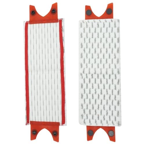 Image of 2 Pcs Mop Refill Compatible with Vileda 1-2 Spray, Spray Mop Head Replacement, Microfiber Replacement Mops Cleaning Pad Washable for Reuse, Easy to Attach, Absorbent for Floors (Grey)