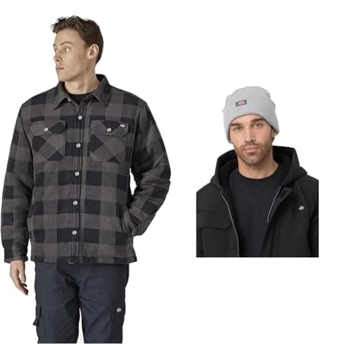 Image of Dickies Portland Shirt + Acrylic Cuffed Beanie Hat