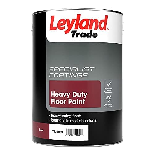 Image of Leyland Trade Heavy Duty Floor Paint - Tile Red 5L