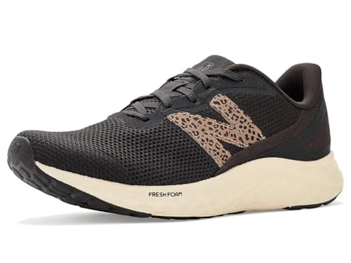 Image of New Balance Women's Fresh Foam Arishi v4 Running Shoes, Black Cement/Flat Taupe/Angora, 5/M