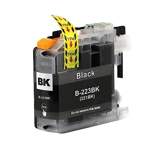 Image of Go Inks Compatible Black LC223Bk Ink Cartridge - 1 Pack Replacement for Brother DCP & MFC Printers - High Capacity (16ml) - 1x Black