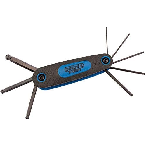 Image of Draper 33837 Expert Ball End Metric Hexagon Key Set, 8 Pieces