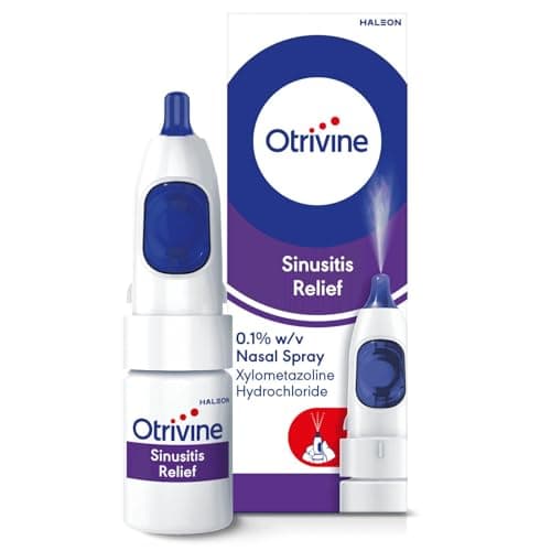 Image of Otrivine Decongestant Nasal Spray, Nose Spray for Sinusitis & Blocked Nose Relief, 10ml