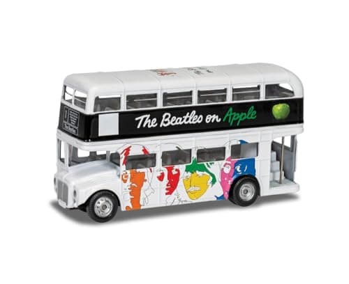 Image of Corgi Diecast Model Cars - CC82346 The Beatles London Bus 'The White Album' - Men & Women Souvenir Gifts from UK - Small Die Cast Toy Car Models for Boys, Gift for Motor Enthusiasts