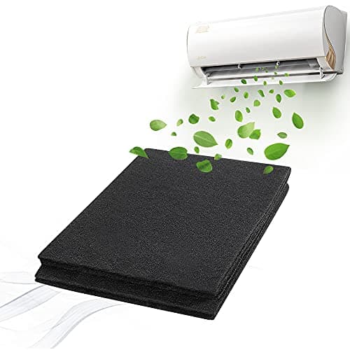 Image of STCRERAG 2 Pcs Cut-to-Fit Carbon Pad Universal Activated Carbon Filters Removes Odor Sponge Filter Air Filter Compost Bin Filters Replacement for Air Purifiers Air Conditioner