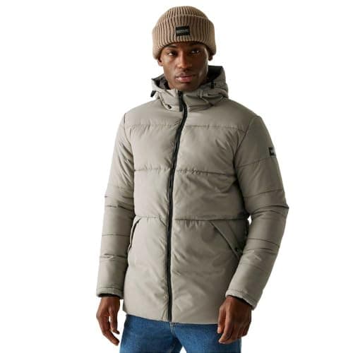 Image of Regatta Mens Marshgrave Puffer Jacket Insulated Water Repellent Padded Winter Coat