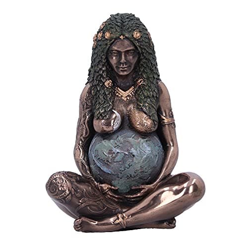 Image of Nemesis Now Mother Earth Art Figurine (Mini) 8.5cm, Resin, Bronze