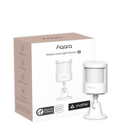 Image of Aqara Motion and Light Sensor P2, Matter over Thread, Requires Thread Border Router, Motion Detector with Light Sensor, for Various Automations, Supports Apple Home, Google Home, Alexa and SmartThings