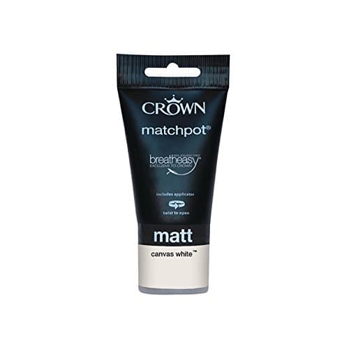 Image of Crown Matt Emulsion 40ml Canvas White