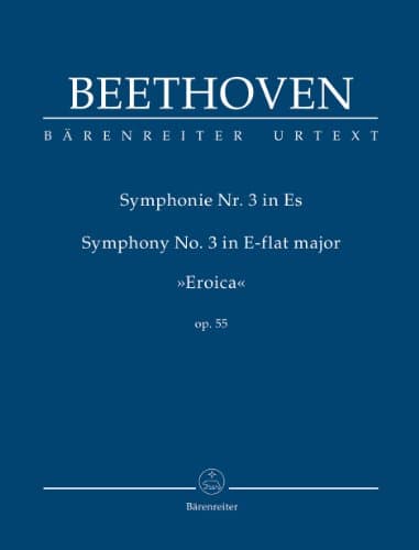 Image of BARENREITER TASCHENPARTITUREN BEETHOVEN L.V. - SYMPHONY NO. 3 'EROICA' E-FLAT MAJOR OP. 55 - STUDY SCORE Classical sheets Pocket score
