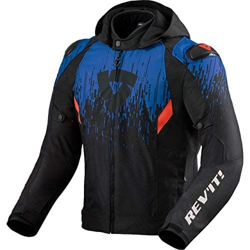 Image of FJT294-1200-M - Rev It Quantum 2 H2O Motorcycle Jacket M Black Blue