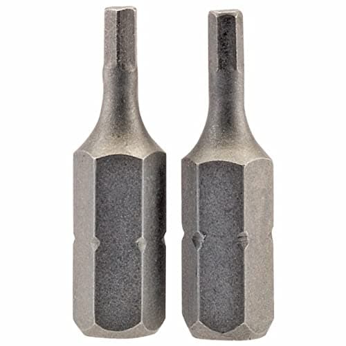 Image of Draper 63961 2.5mm 1/4" hex. Hexagonal Insert bit 25mm Long x 2