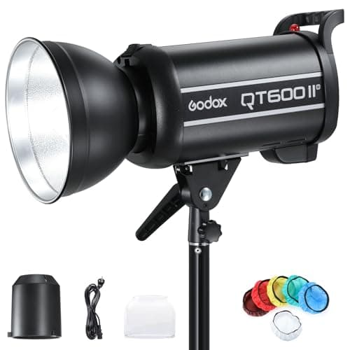 Image of GODOX QT600IIM Flash Professionale Studio Flash Strobe, 600Ws Monolight High Speed 5600±200K 2.4G Godox Flash