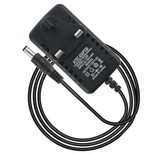 Image of Universal AC/DC Power Supply Adapter 12V 2A UK Converter Adaptor 100-240V 50/60HZ Plug 5.5mm x 2.1mm for Led Strips Lights Audio/Video LCD Wireless Router Security Camera Monitor ADSL Cats WIFI IP