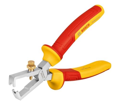Image of Bosch Professional VDE Wire Stripper – 160 mm (Wire diameters up to 10 mm², Certified up to 1,000 V)